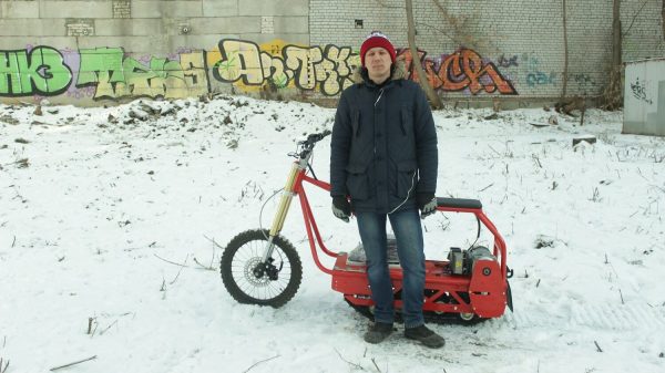 Electric snowmobile_electric snowbike_электро снегоход_11